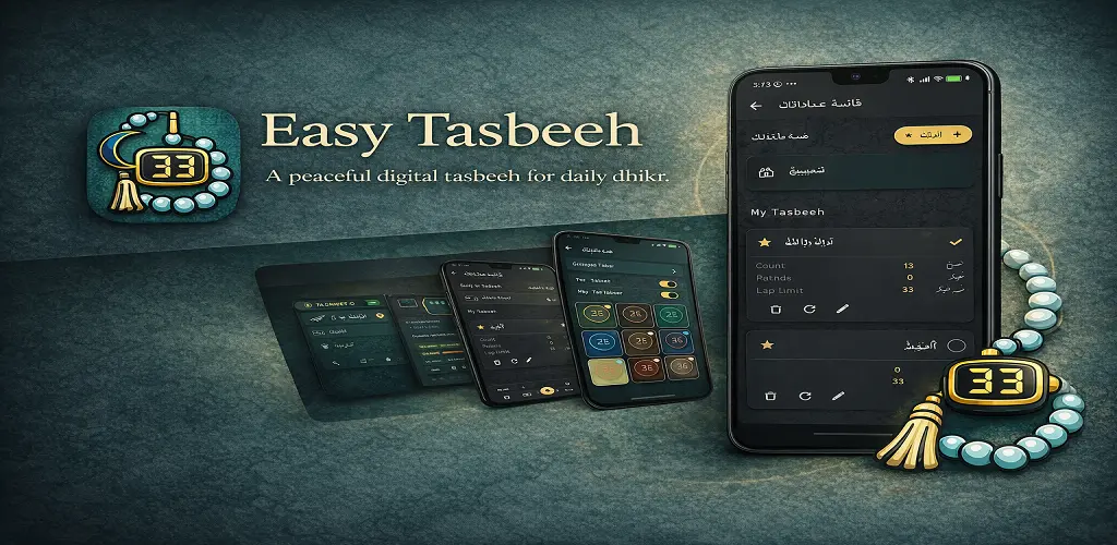 Easy Tasbeeh Banner